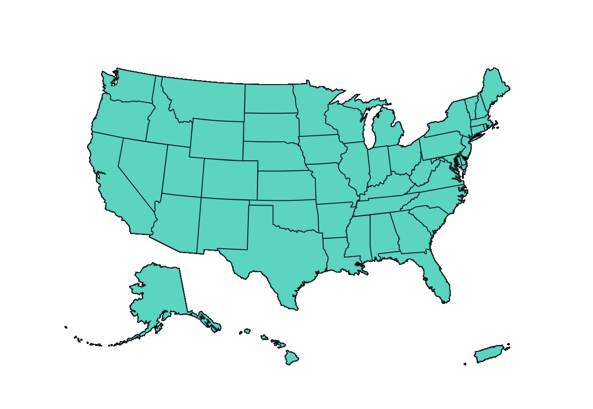 US map